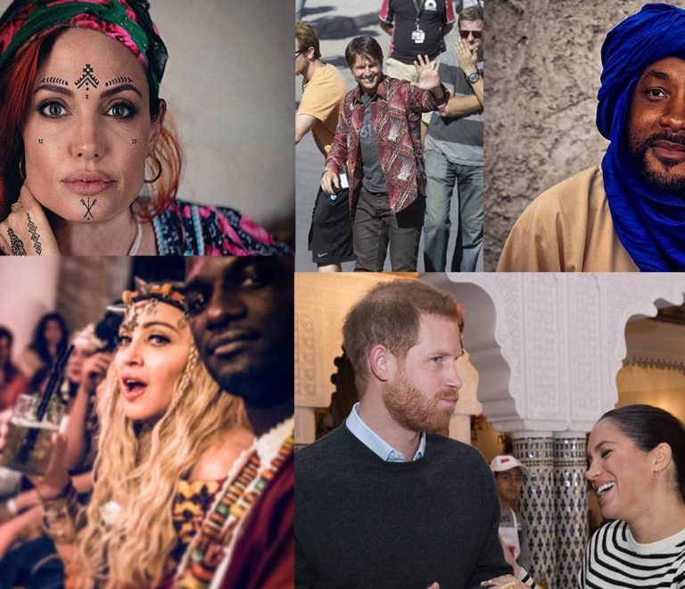 Celebrities love going to Marrakech Morocco